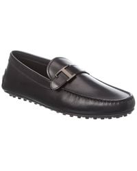 Tod's - Tods City Gommino Leather Loafer - Lyst