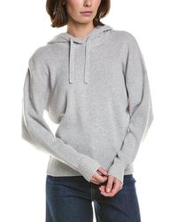 Brodie Cashmere - Ribbed Wool & Cashmere-Blend Hoodie - Lyst