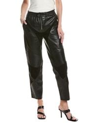 Helmut Lang - Leather & Suede Bmx Pant - Lyst