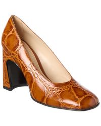 Tod's - Embossed Leather Pump - Lyst