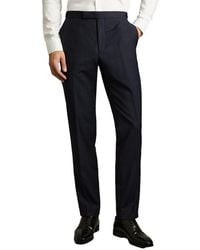 Reiss - Hatch Wool-Blend Formal Trouser - Lyst