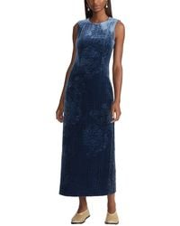 Lafayette 148 New York - Baroque Embroidered Silk-Blend Sheath Dress - Lyst