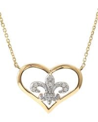 Diamond Select Cuts - 0.03 Ct. Tw. Diamond 14K Necklace - Lyst