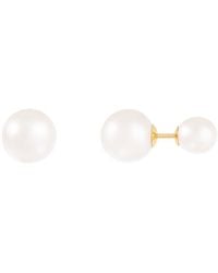 Splendid - 14k 7-8mm & 10-11mmmm Pearl Earrings - Lyst