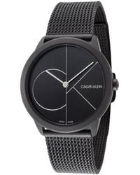 Calvin Klein Minimal Watch - Black