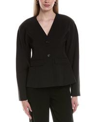 Kenneth Cole - Rounded Shoulder Jacket - Lyst