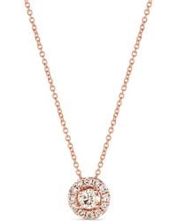 Le Vian - Le Vian 14K Rose 0.48 Ct. Tw. Diamond Pendant Necklace - Lyst