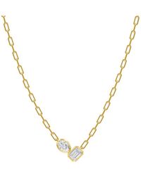 Lab Grown Diamonds - 14K 1.80 Ct. Tw. Lab-Grown Diamond Necklace - Lyst