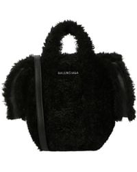 Balenciaga Everyday 2.0 Xs North-south Canvas & Leather Tote in
