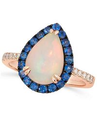 Le Vian - Le Vian 14k Rose Gold 2.28 Ct. Tw. Diamond & Opal Cocktail Ring - Lyst