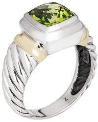 David Yurman - Albion 14K & Peridot Ring (Authentic Pre-Owned) - Lyst