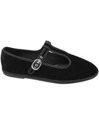 Kenneth Cole - Verona Velvet Flat - Lyst