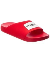 Givenchy - Label Rubber Slide - Lyst