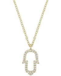 Diamond Select Cuts - 14K 0.09 Ct. Tw. Diamond Necklace - Lyst