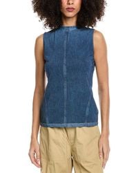 Rag & Bone - Miramar Mesh Mock Neck Tank - Lyst