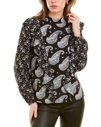 Ted Baker - High Neck Blouse - Lyst