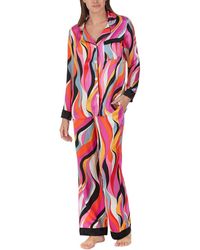 Bedhead - X Trina Turk All Over Swirl Silk Pajama Set - Lyst