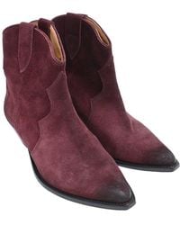 Isabel Marant - Suede Dewina Bootie (Authentic Pre-Loved) - Lyst