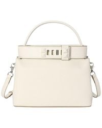 Tiffany & Fred Paris - Structured Leather Top Handle Satchel - Lyst