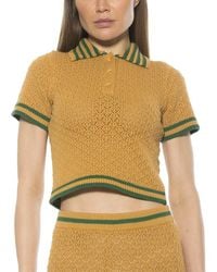 Alexia Admor - Brinley Polo Top - Lyst