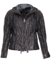 Prada - 2011 Lambskin Hooded Jacket, Size It (Authentic Pre-Loved) - Lyst