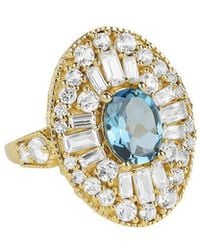 TIRAMISU - Gold Over Silver 5.16 Ct. Tw. Gemstone Ring - Lyst
