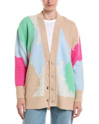 Forte - Lofty Intarsia Alpaca-Blend Cardigan - Lyst