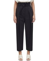 3.1 Phillip Lim - Twill High Waisted Belted Pant - Lyst