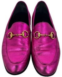 Gucci - Leather Jordaan Horsebit Loafer (Authentic Pre-Loved) - Lyst