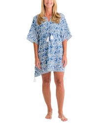 Pomegranate - Drawstring Beach Cover-up - Lyst