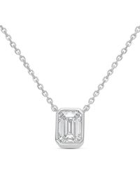 Diana M. Jewels - Diana M. 14K 10.00 Ct. Tw. Lab-Grown Diamond Pendant Necklace - Lyst