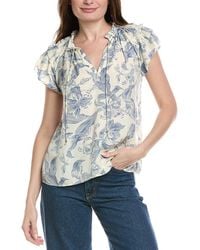 Philosophy - Flutter Print Blouse - Lyst