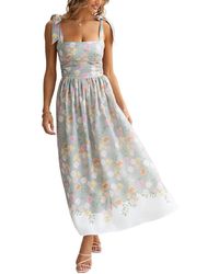 LEON GORI - Midi Dress - Lyst