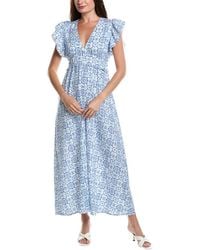Sail To Sable - Linen-Blend Maxi Dress - Lyst