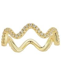 Glaze Jewelry - 14K Plated Cz Ring - Lyst