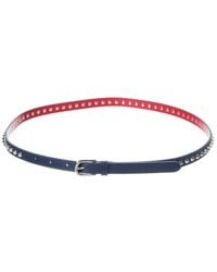 Christian Louboutin - Cabata Spike Leather Belt - Lyst