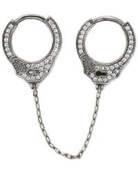 Ebru Jewelry - Cz Dangle Earrings - Lyst