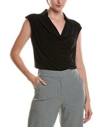 Anne Klein - Cowl Neck Top - Lyst