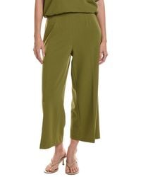 Anne Klein - High Rise Pull On Wide Leg Crop Pant - Lyst