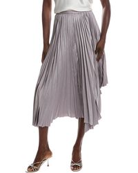BOSS - Boss Vlantel Pleated Midi Skirt - Lyst