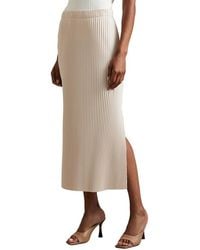 Reiss - Pippa Jersey Pleated Column Dress - Lyst