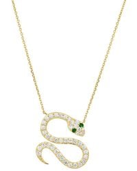 Sabrina Designs - 14K 1.16 Ct. Tw. Diamond Snake Necklace - Lyst