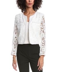 MILLY - 3D Garden Lace Jacket - Lyst