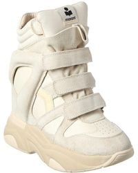 Isabel Marant - Balskee Leather & Suede Sneaker - Lyst