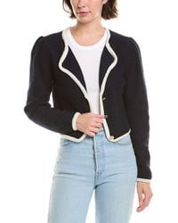 FRAME - Frame The Corded Cardigan - Lyst