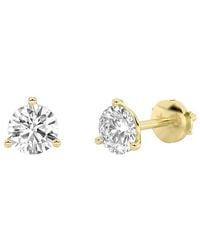 Lab Grown Diamonds - 14K 4.00 Ct. Tw. Lab-Grown Diamond Earrings - Lyst