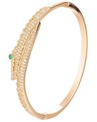 Eye Candy LA - Gator Titanium Cz Cuff Bracelet - Lyst