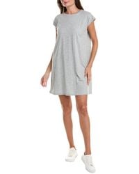 Eileen Fisher - Crewneck Boxy Shift Dress - Lyst