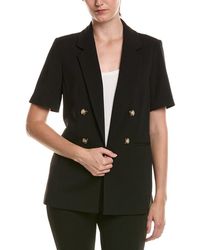Anne Klein - Short Sleeve Jacket - Lyst