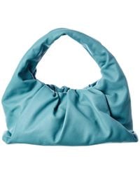 Bottega Veneta Soft Leather Hobo Bag - Blue